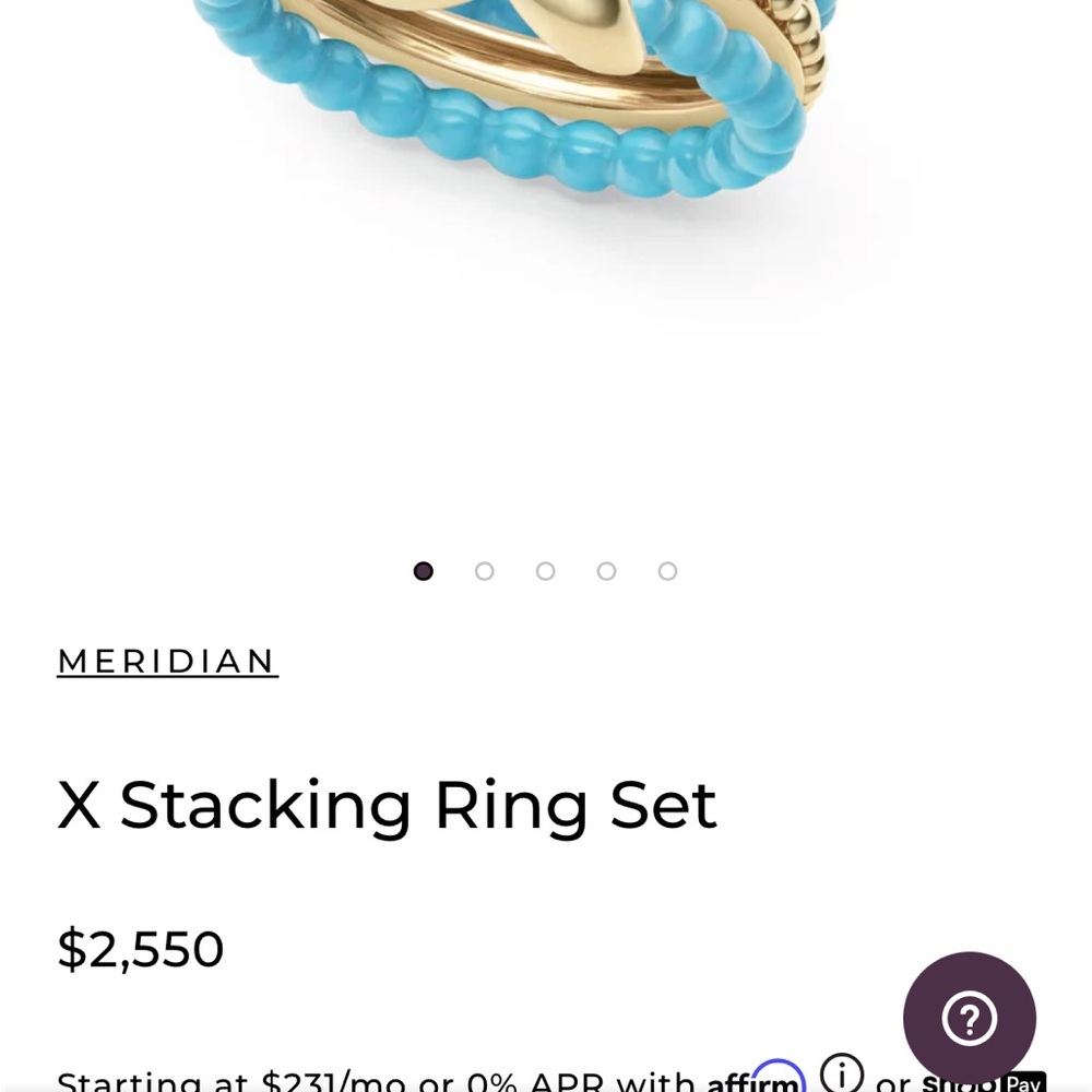 Lagos meridian stackable ring - Picture 7 of 8